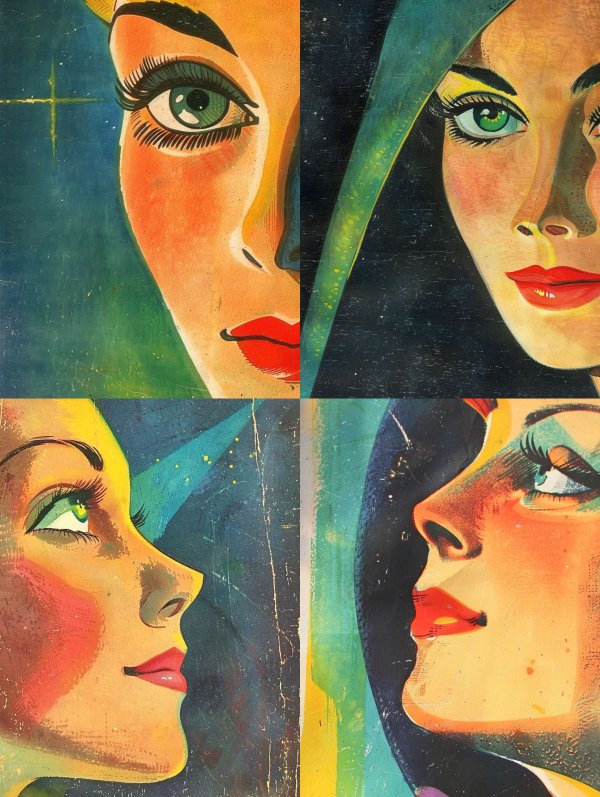 Vintage Pop Art Muse