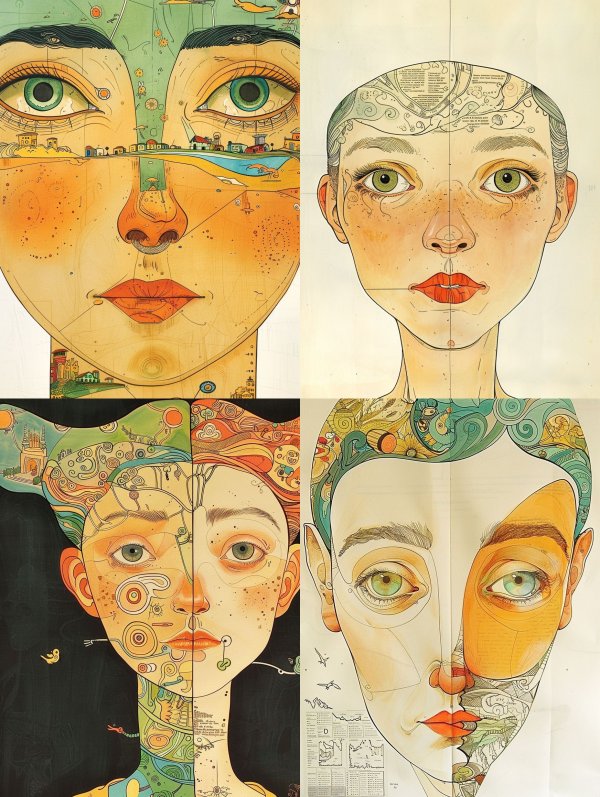 Surreal Dreamscape Portrait
