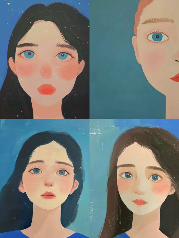 Celestial Dreamy Portrait Art