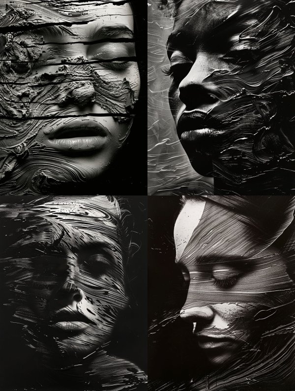 Fractured Clay Visage