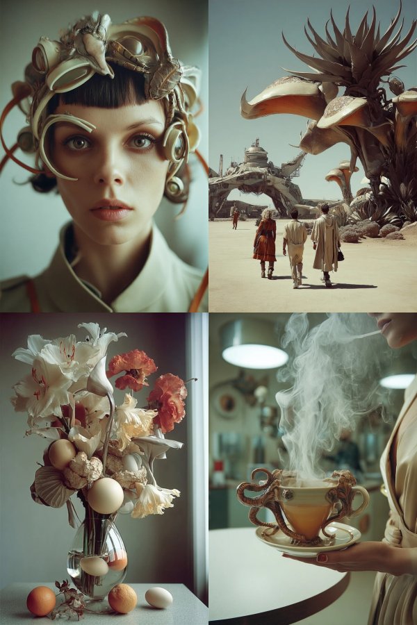 Organic Avant Garde Portrait