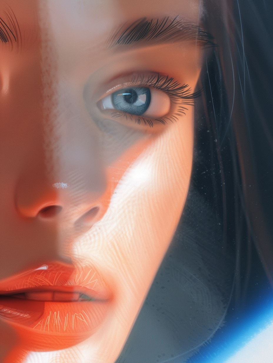 Luminous Ethereal Gaze