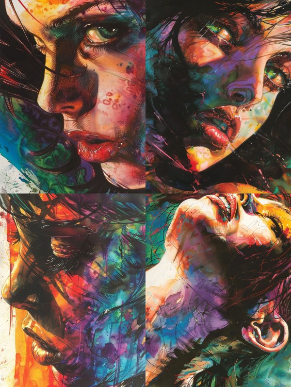 Prismatic Soul Portrait