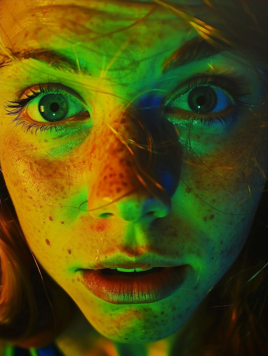 Neon Psychedelic Gaze