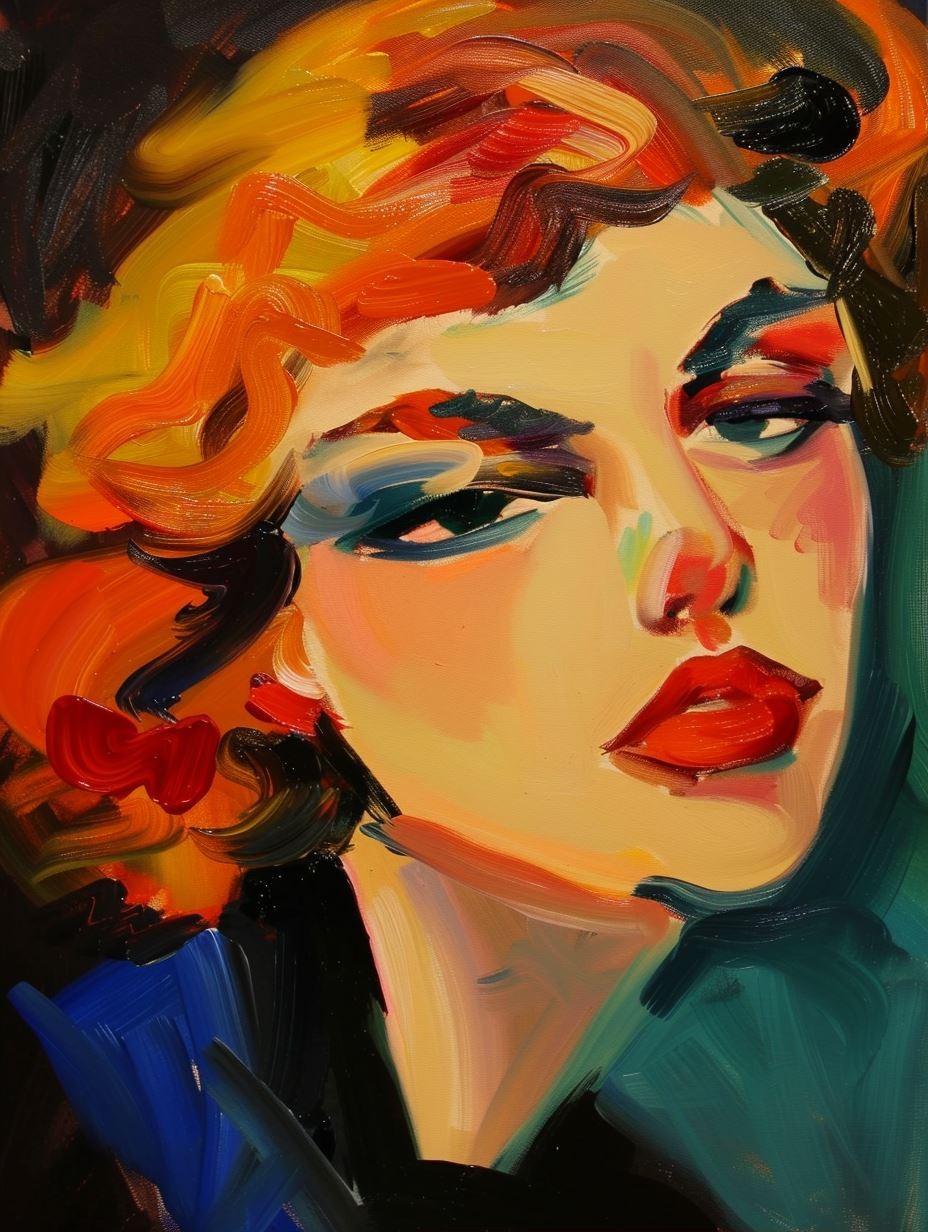 Vibrant Oil Expressionism - Image 1
