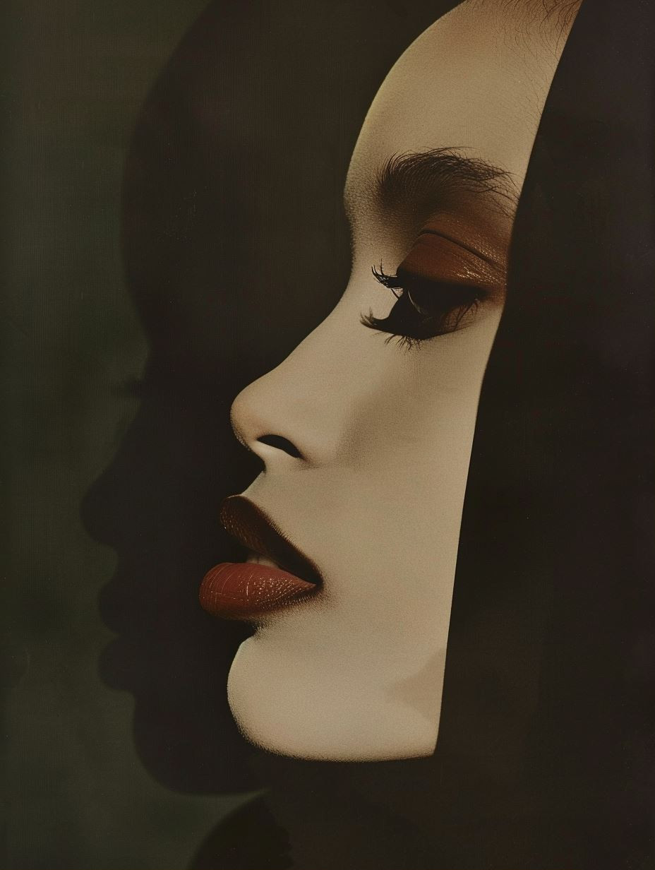 Ethereal Shadow Portrait Study