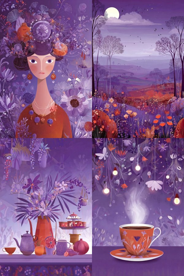 Amethyst Floral Dream