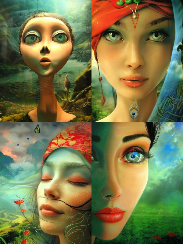 Ethereal Forest Spirit Gaze