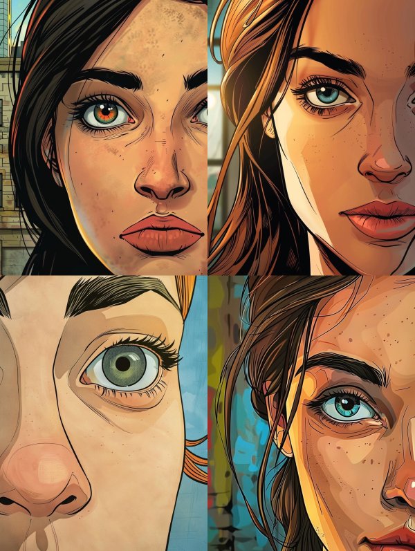 Gritty Urban Comic Portrait