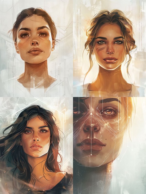 Digital Soul Concept Portrait