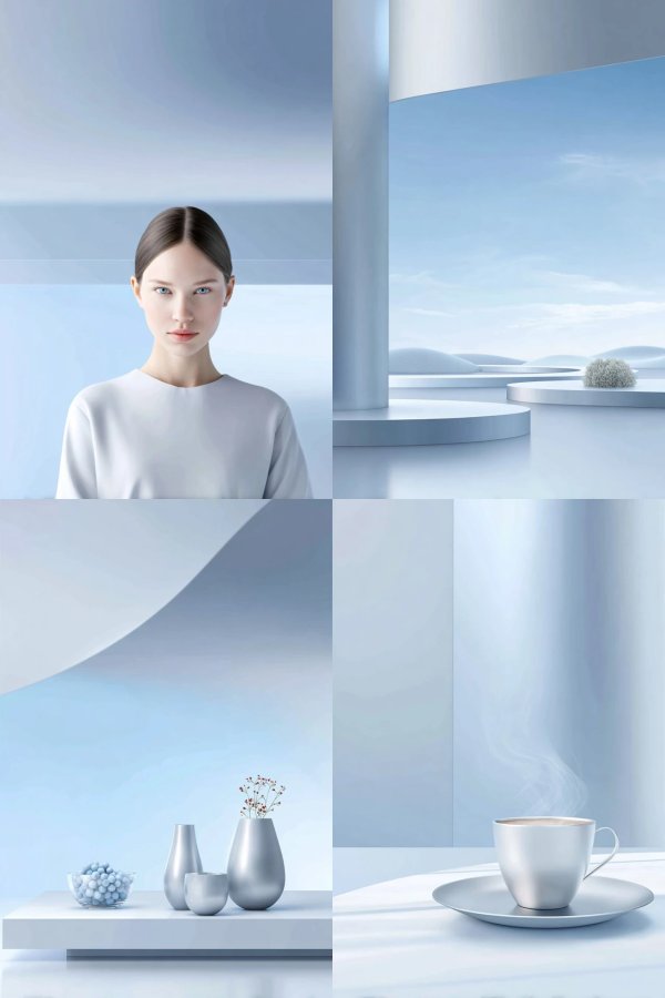Ethereal Azure Serenity