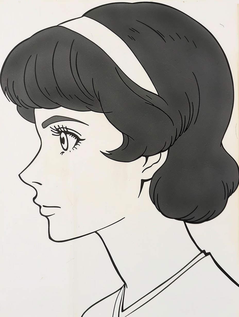 Vintage Anime Elegance