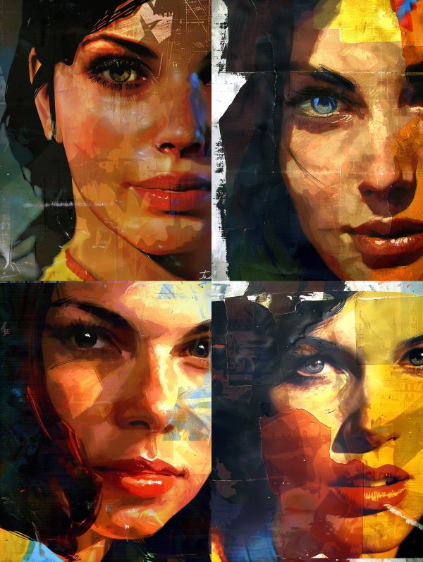 Digital Prism Portrait
