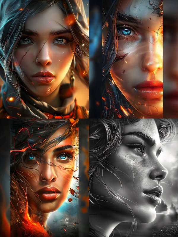 Warrior Spirit in Ember Light