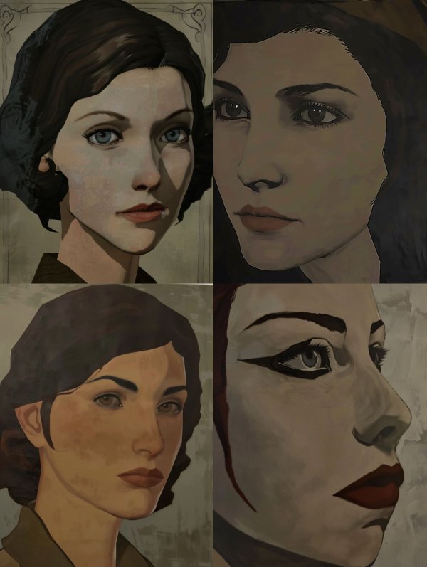 Vintage Noir Portrait