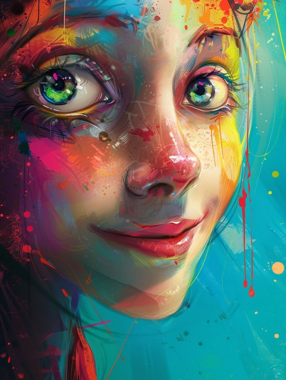 Prismatic Soul Portrait