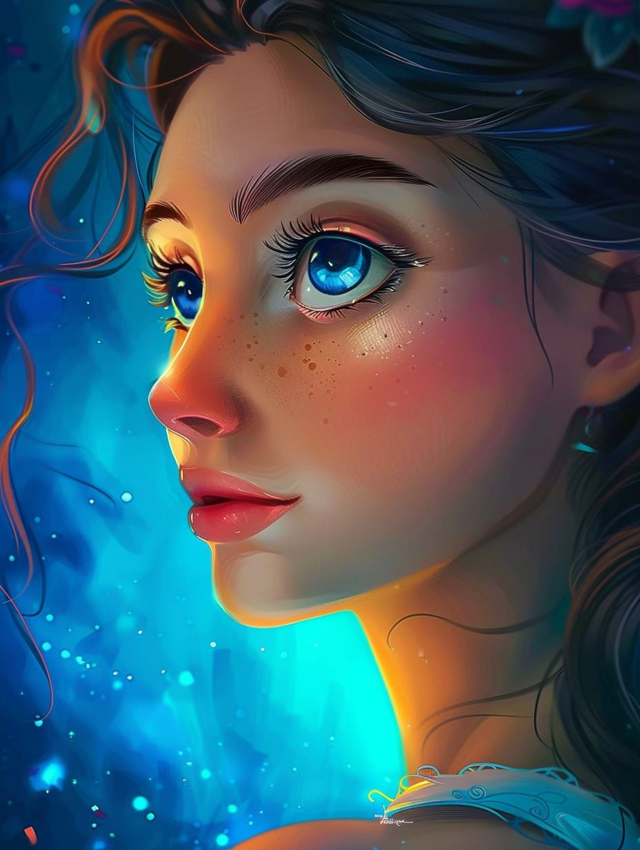 Ethereal Glow of Starlit Dreams