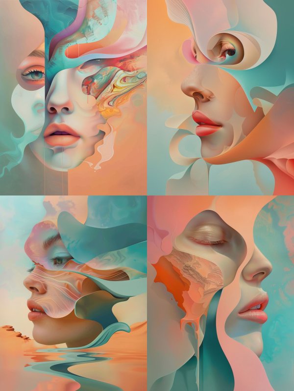 Fragmented Dreams of Liquid Color