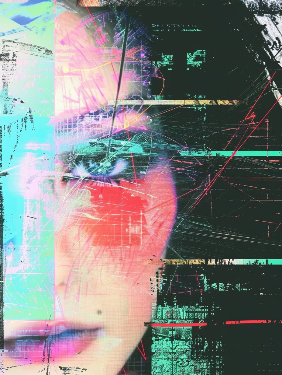 Chromatic Glitch Portrait - Image 4