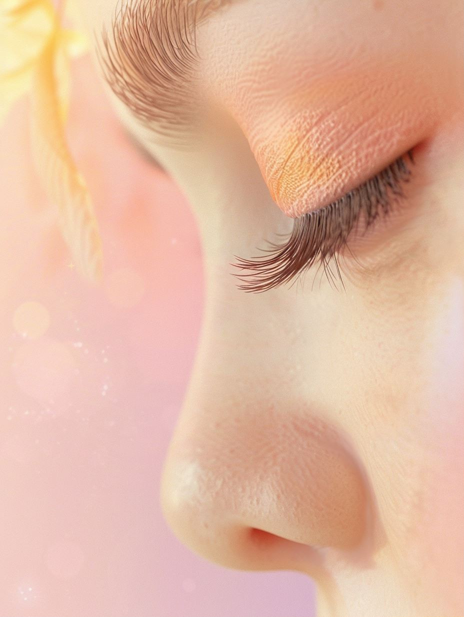 Ethereal Pastel Dream Portrait