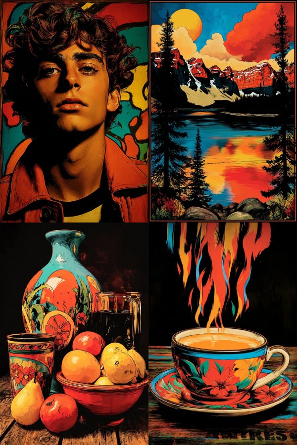 Vibrant Pop Portrait