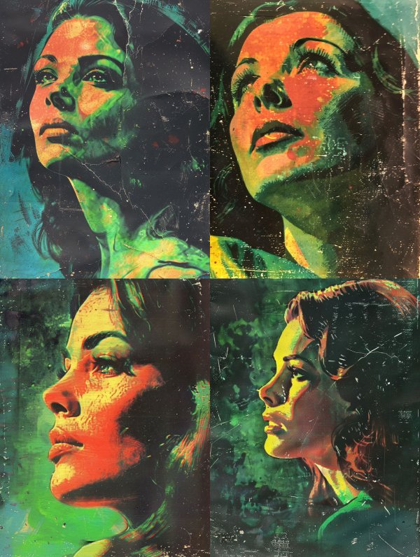 Neon Noir Cinematic Portraits
