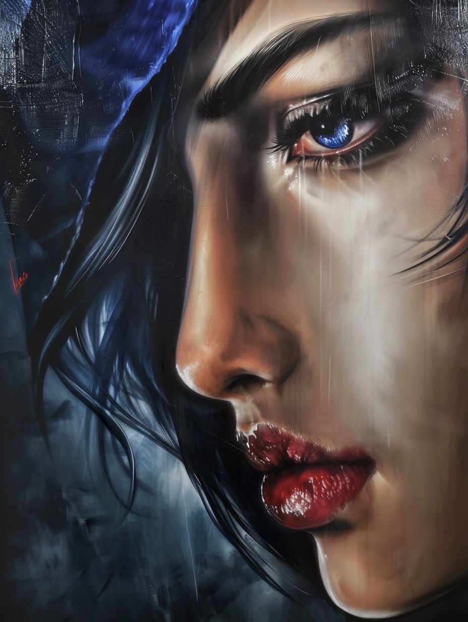 Azure Grime Portrait