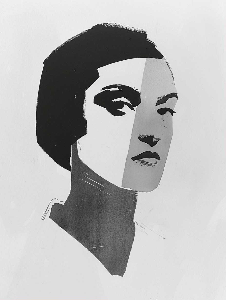 Monochrome Noir Portrait Study