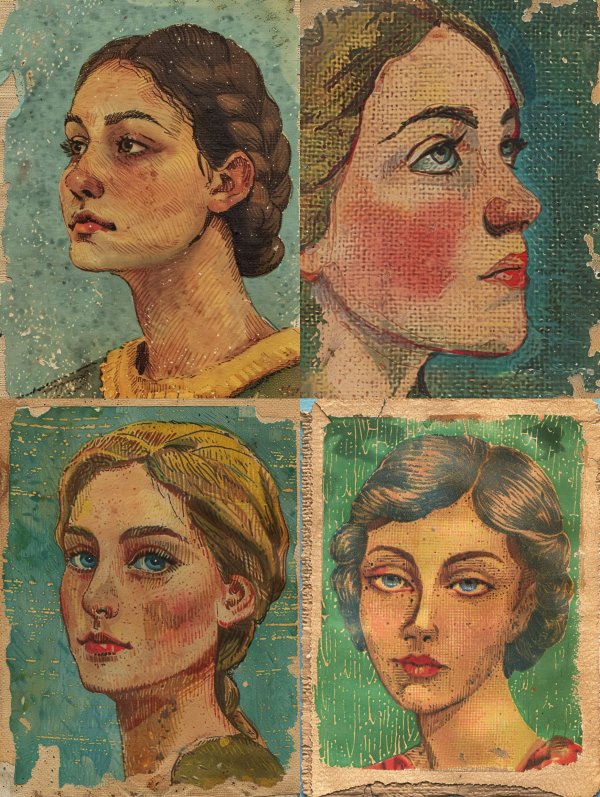 Vintage Portraits of Ethereal Women