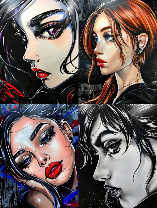 Neon Noir Cybernetic Gaze