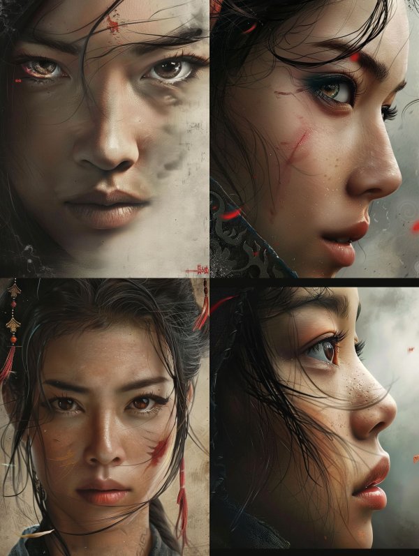 Ethereal Warrior Gaze