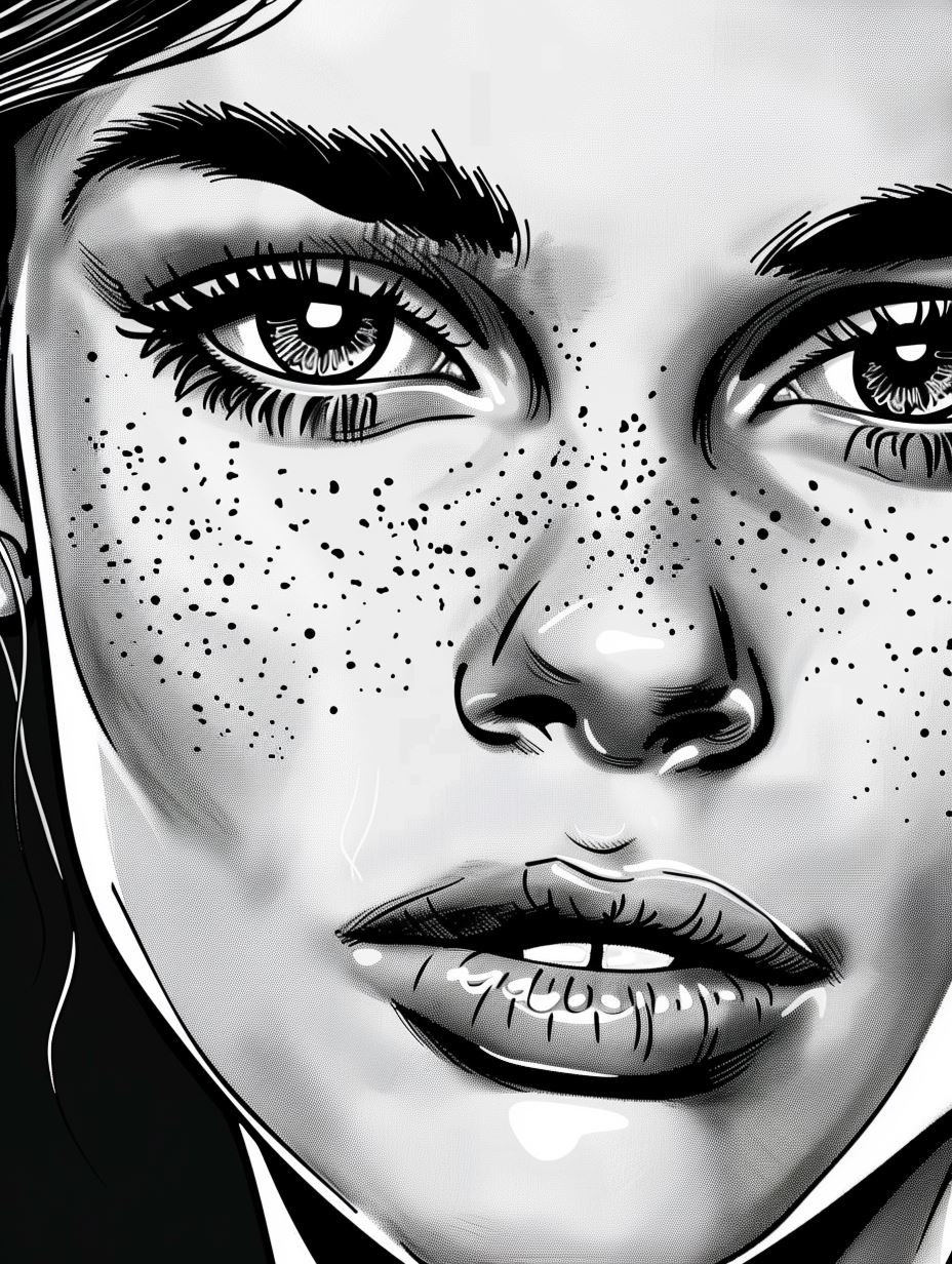 Noir Pop Portrait