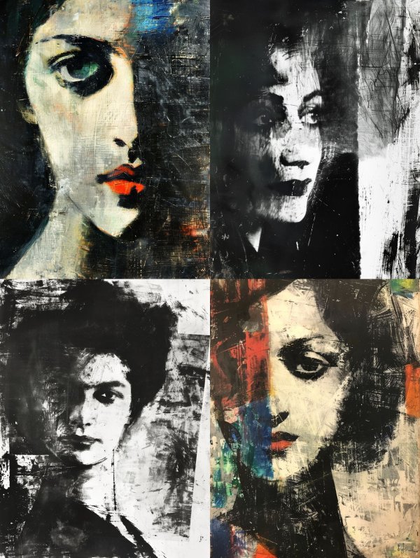 Fragmented Soul in Oil