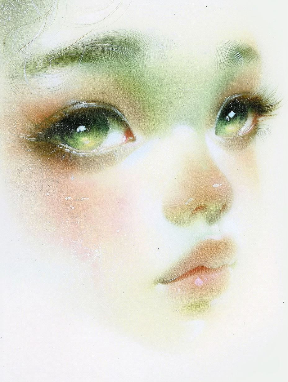 Ethereal Pastel Dream Portrait