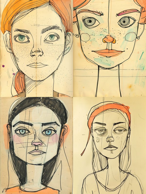 Amber Ink Sketch