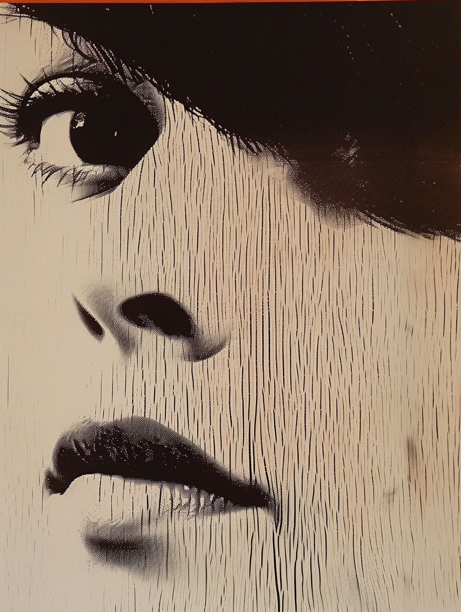 Abstract Linear Portrait Fusion