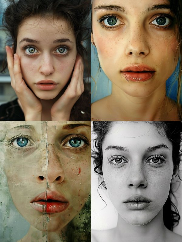 Ethereal Gaze Portrait