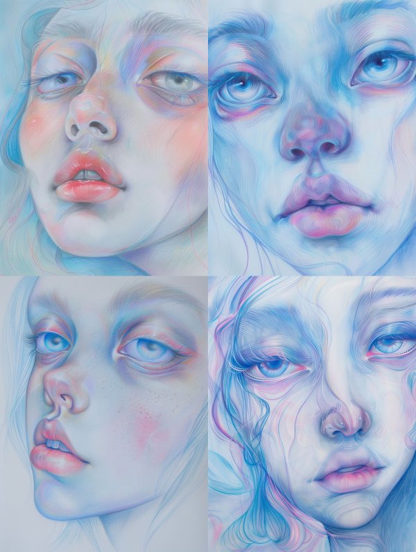 Pastel Dream Portrait