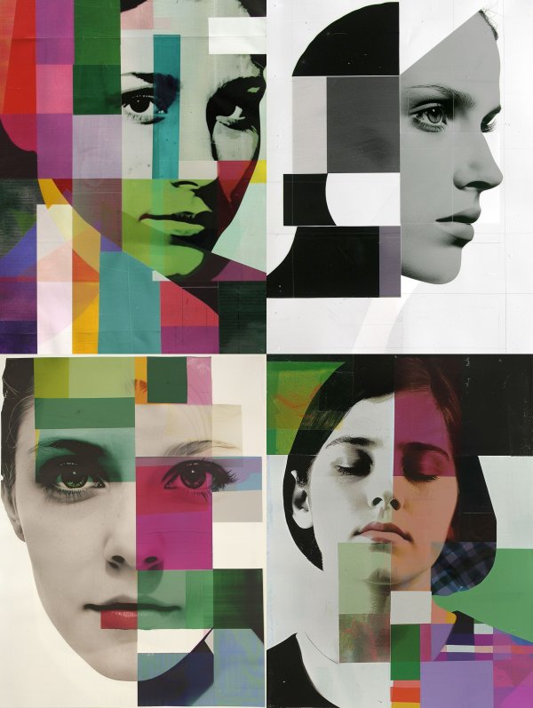 Prismatic Portrait Collage