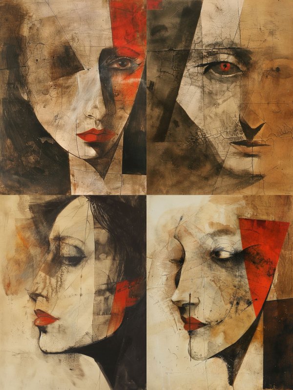 Fragmented Crimson Muse