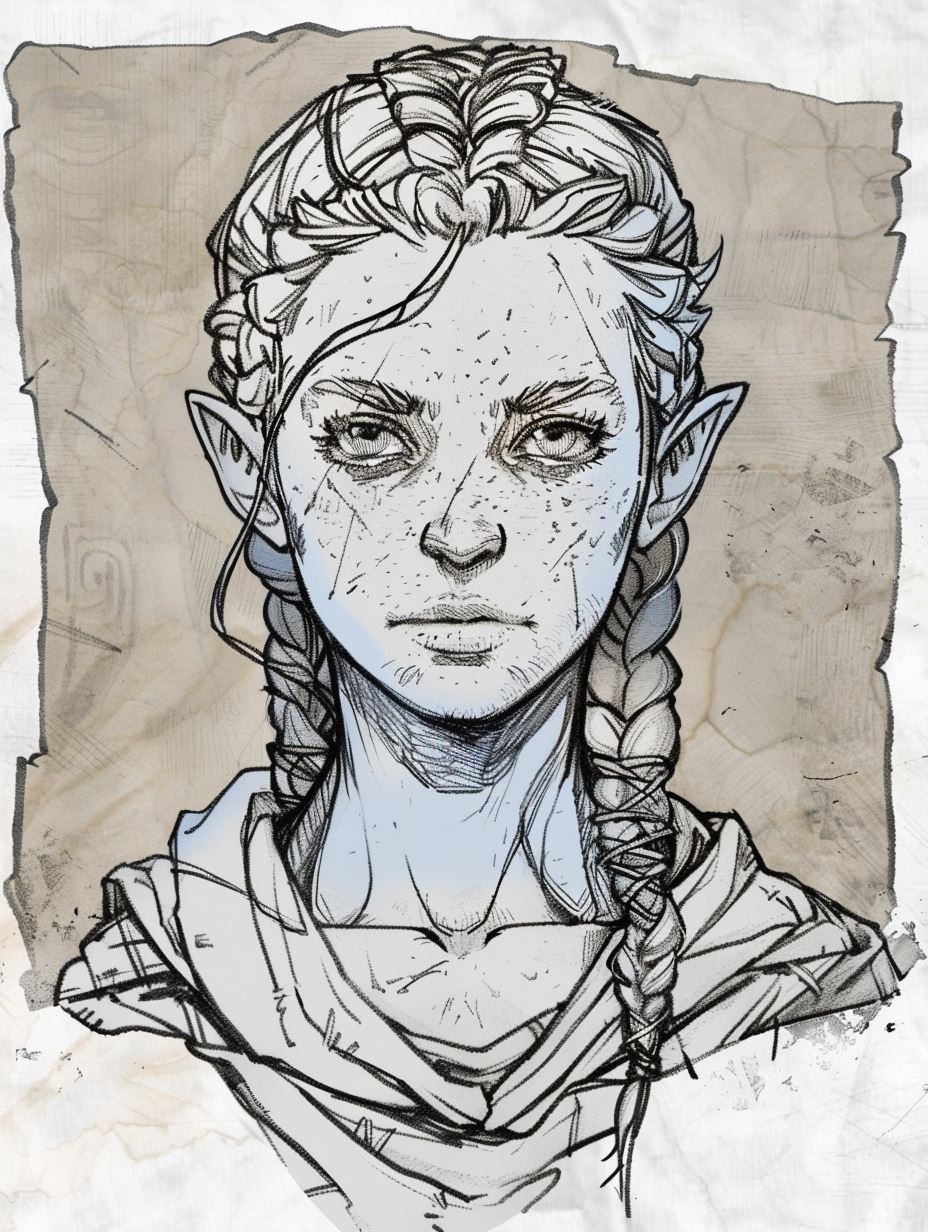 Steel Gaze Sketch