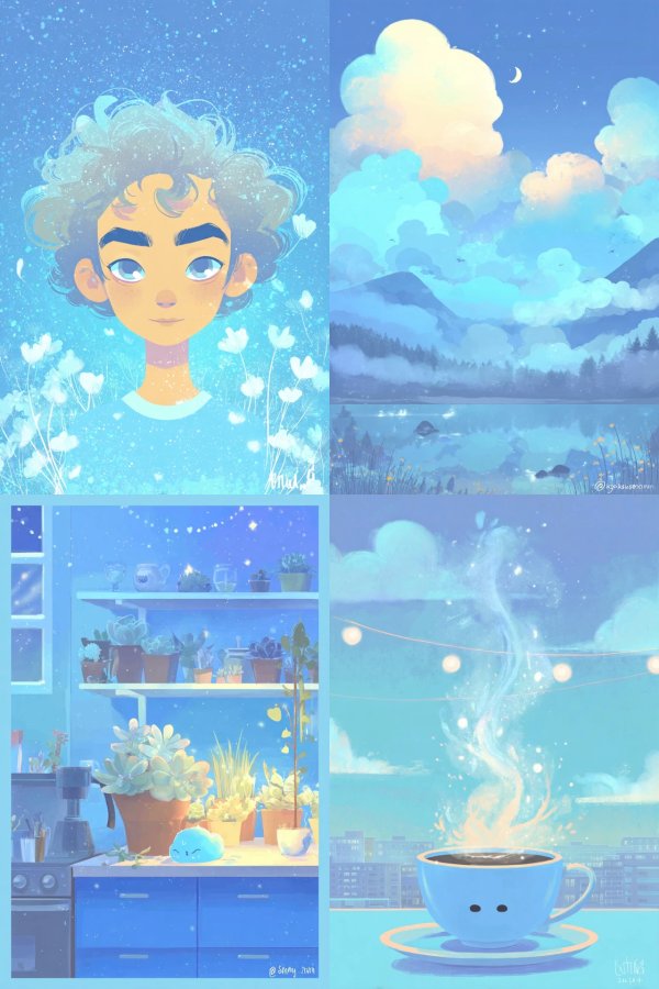 Celestial Azure Dream