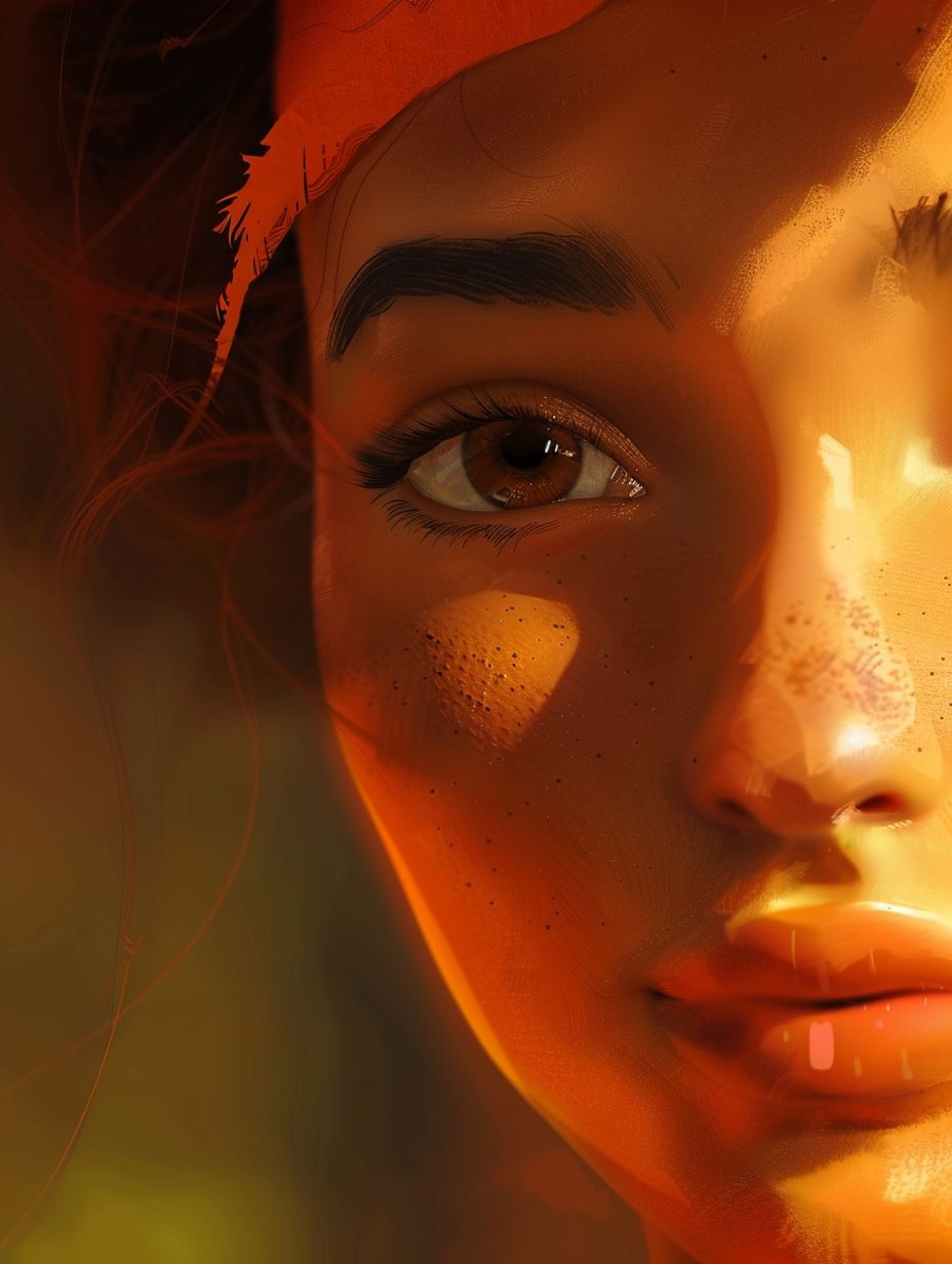 Golden Hour Ethereal Portrait