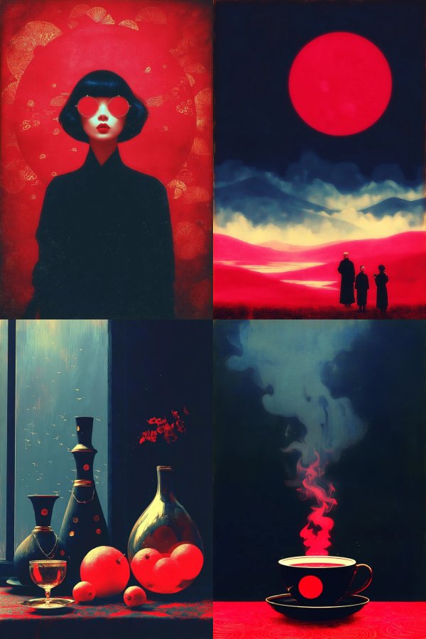 Crimson Eclipse Portrait