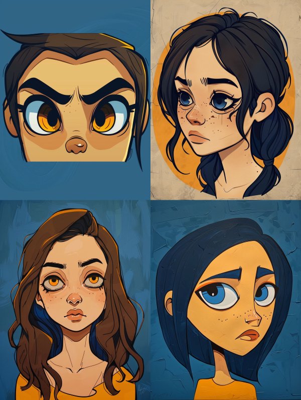 Expressive Stylized Character Portraits