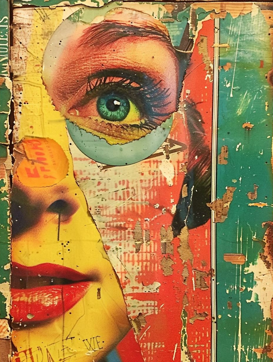 Vintage Floral Gaze