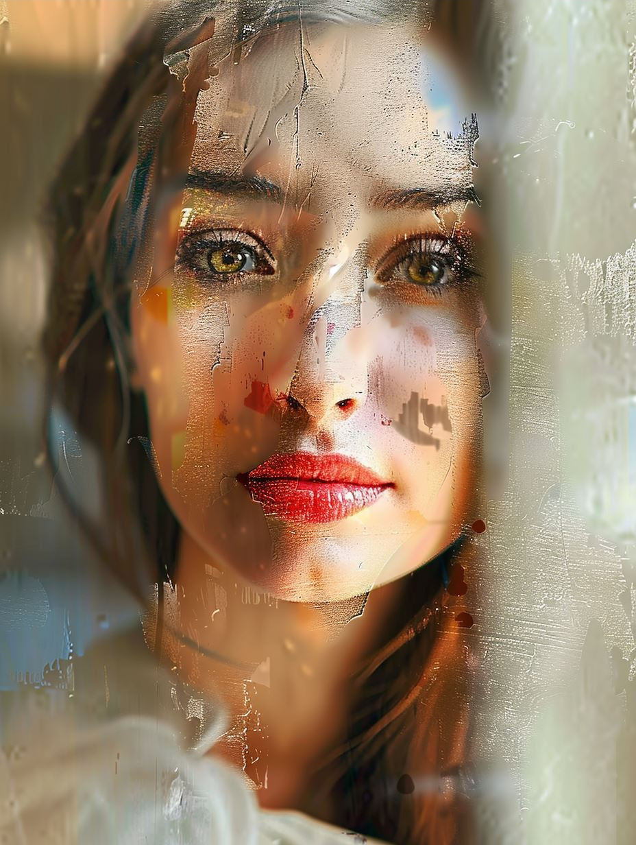 Abstract Expressionist Digital Portrait