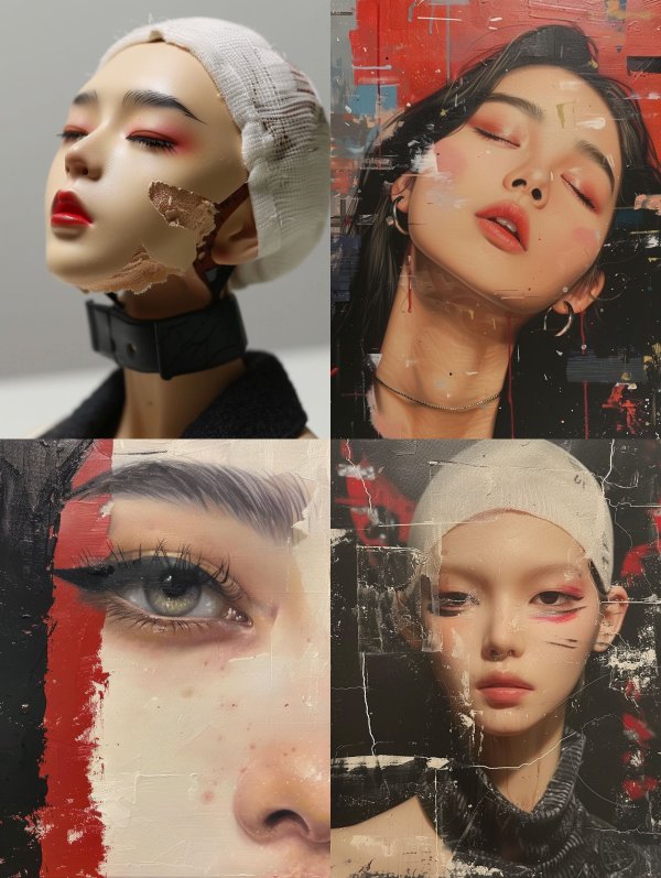 Avant Garde Cybernetic Beauty