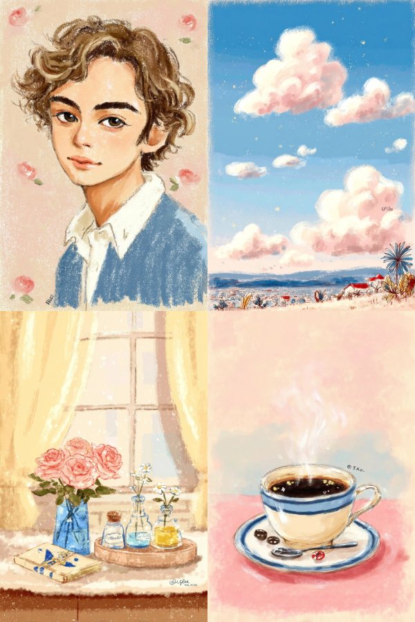 Pastel Dream Portrait