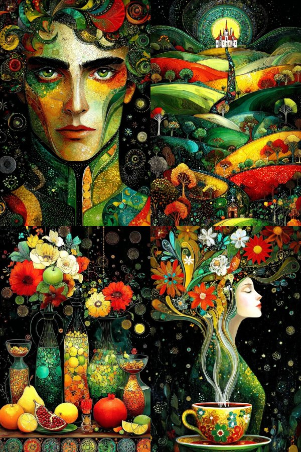 Prismatic Psychedelic Portrait